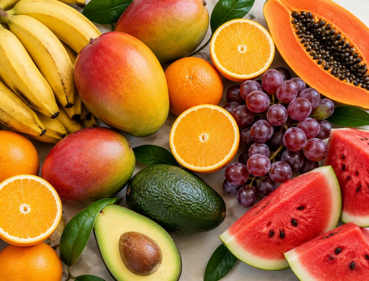 Seleção de frutas
